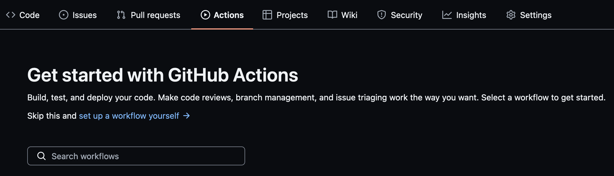 Get Started with Github Actions