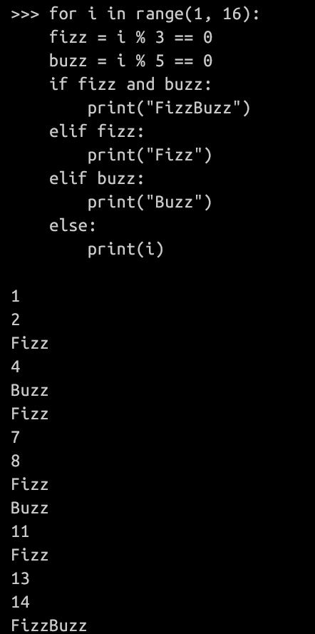 PythonによるFizz Buzz	
